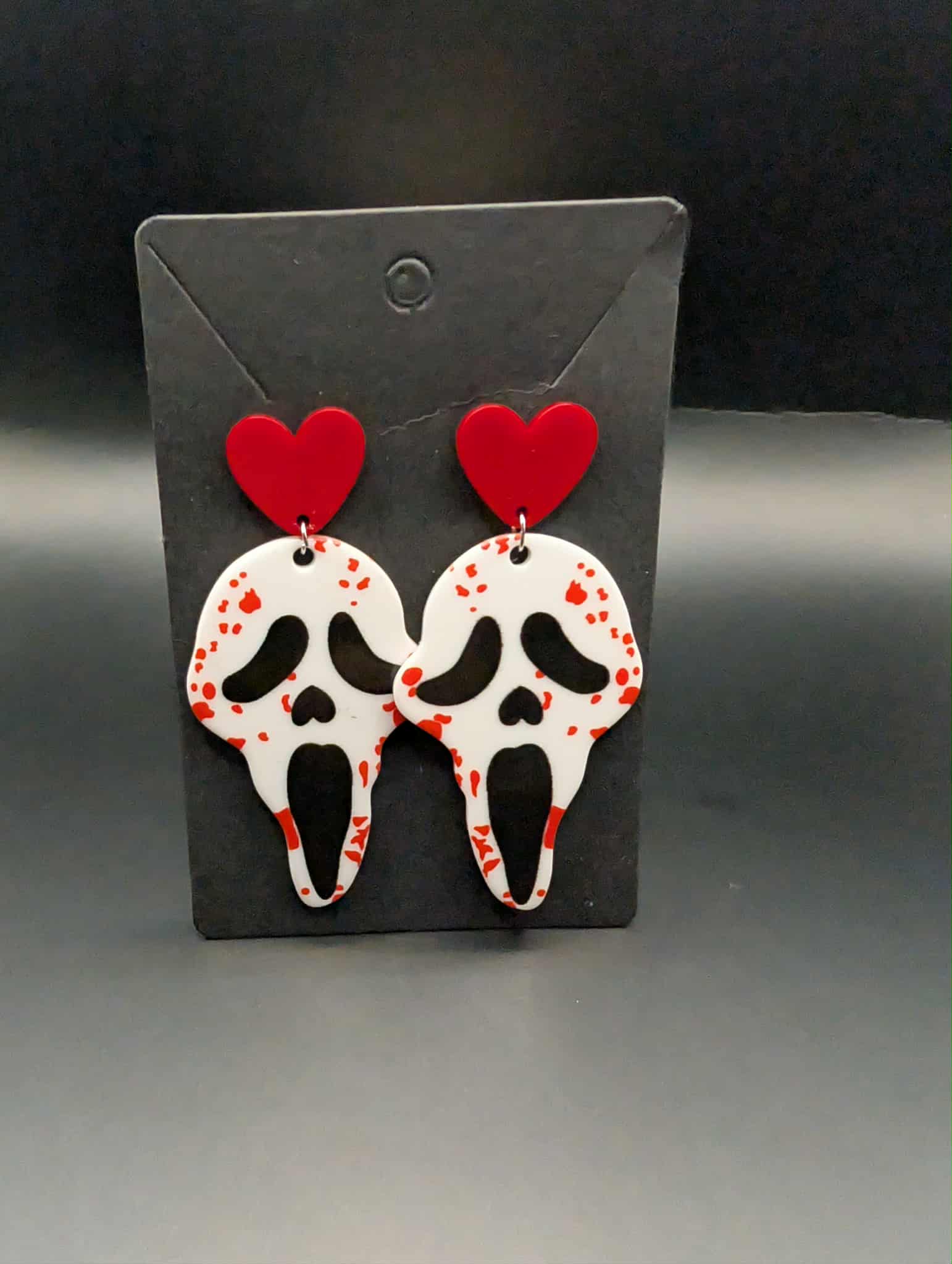 Ghostface Scream Earrings