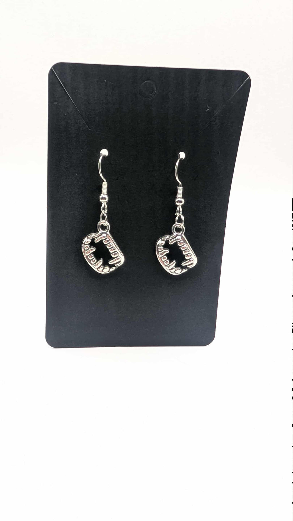 Bite Me Vampire Teeth Earrings