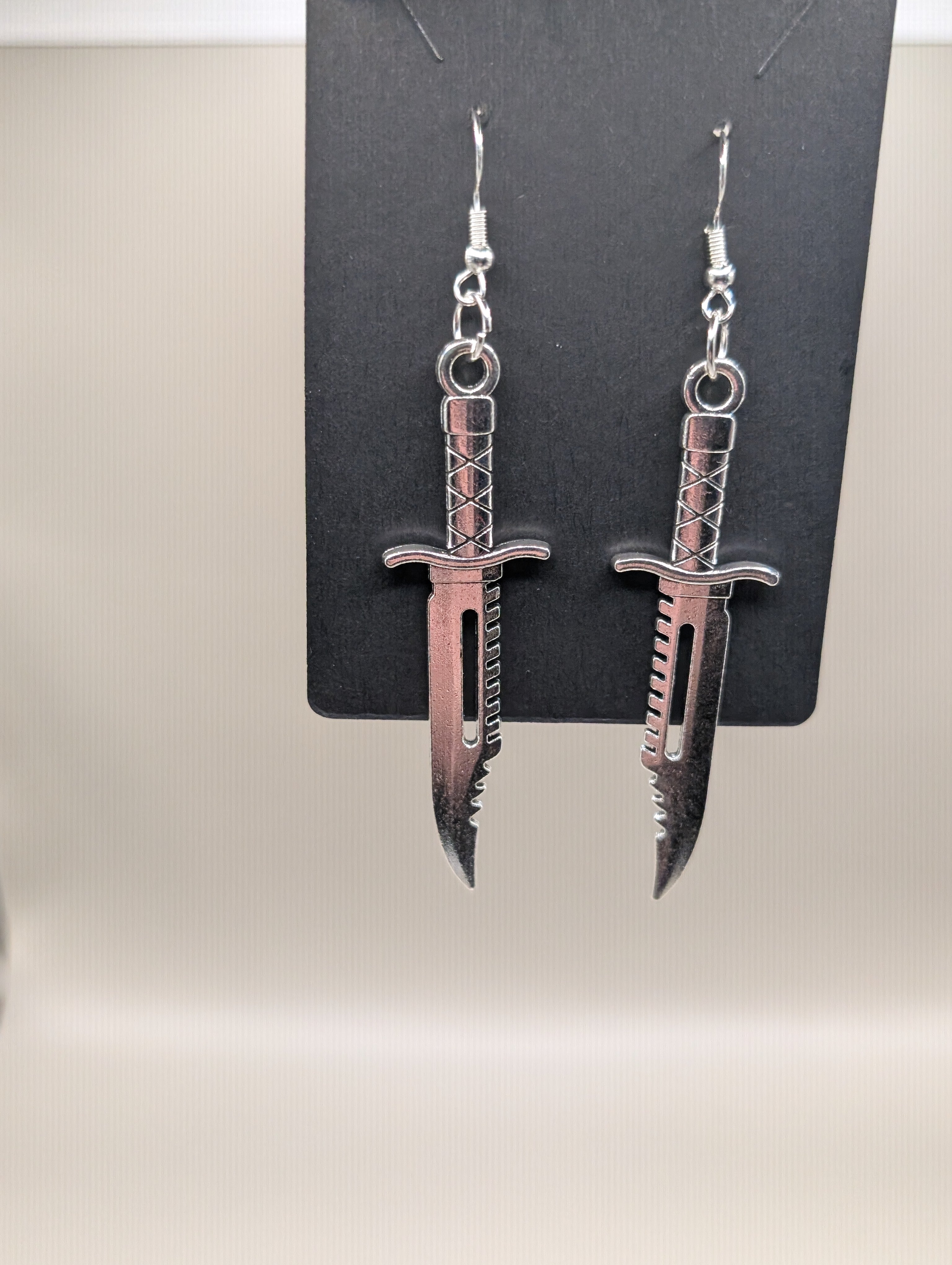 Knife Dagger Earrings