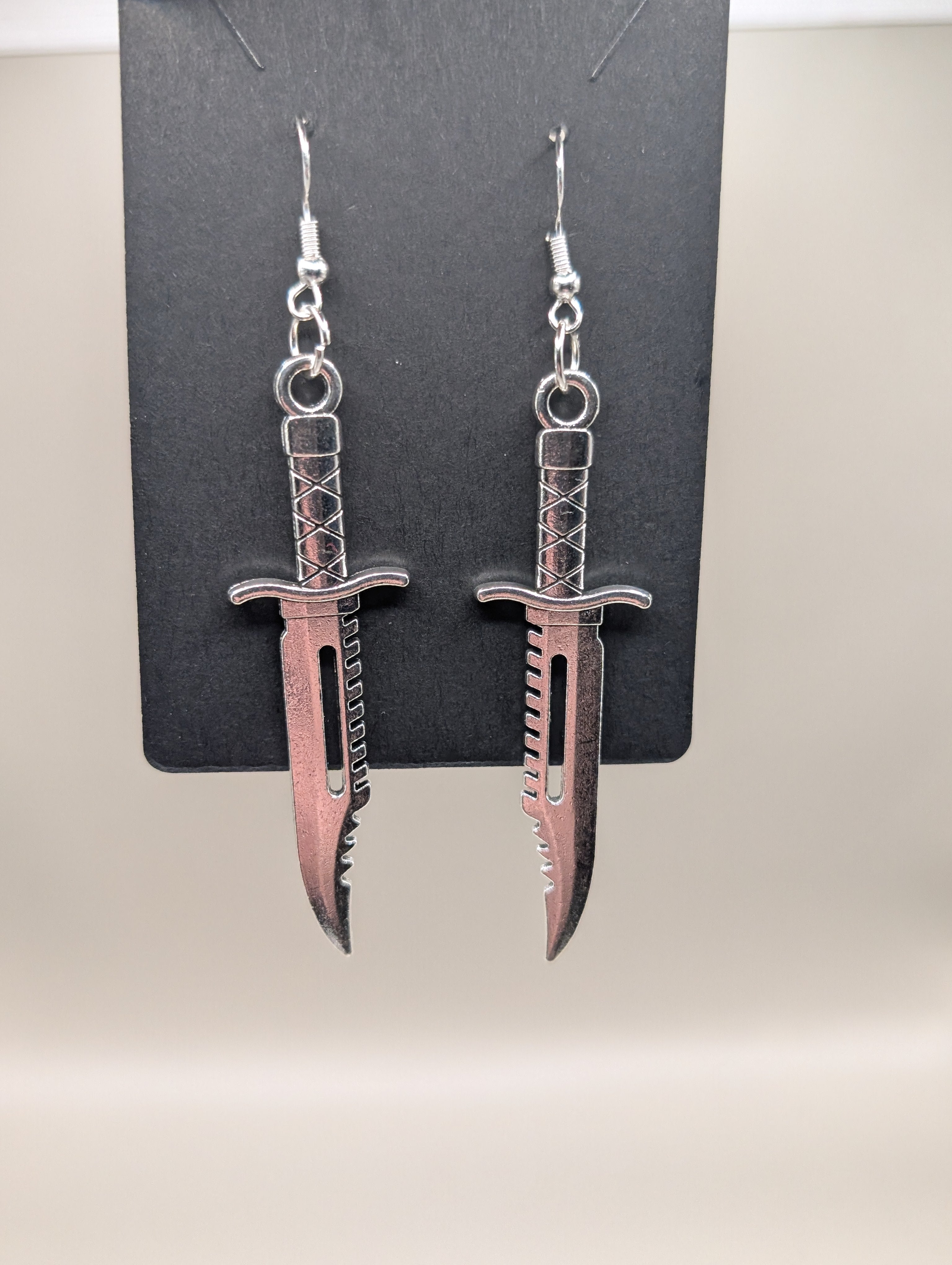 Knife Dagger Earrings