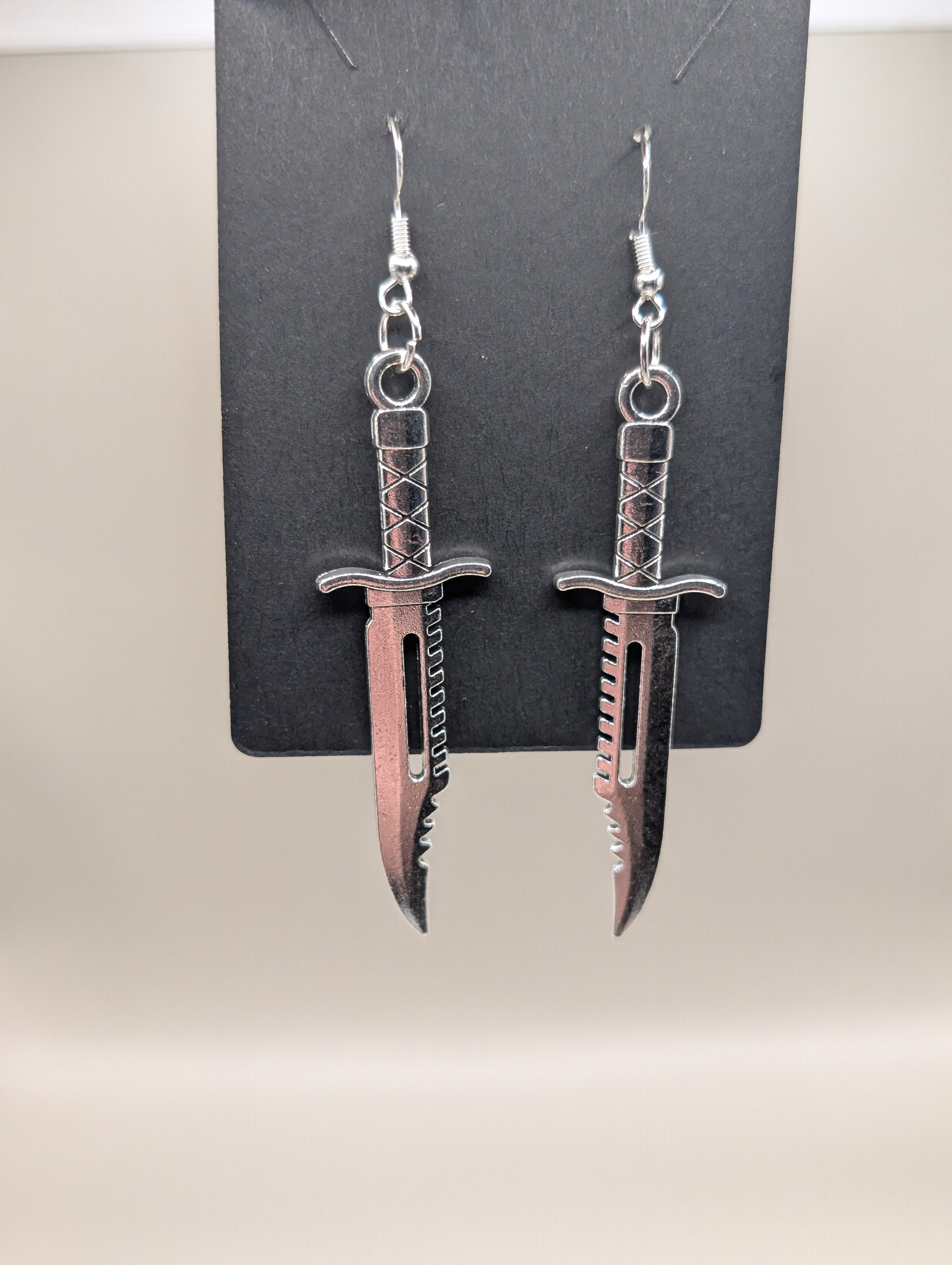 Knife Dagger Earrings