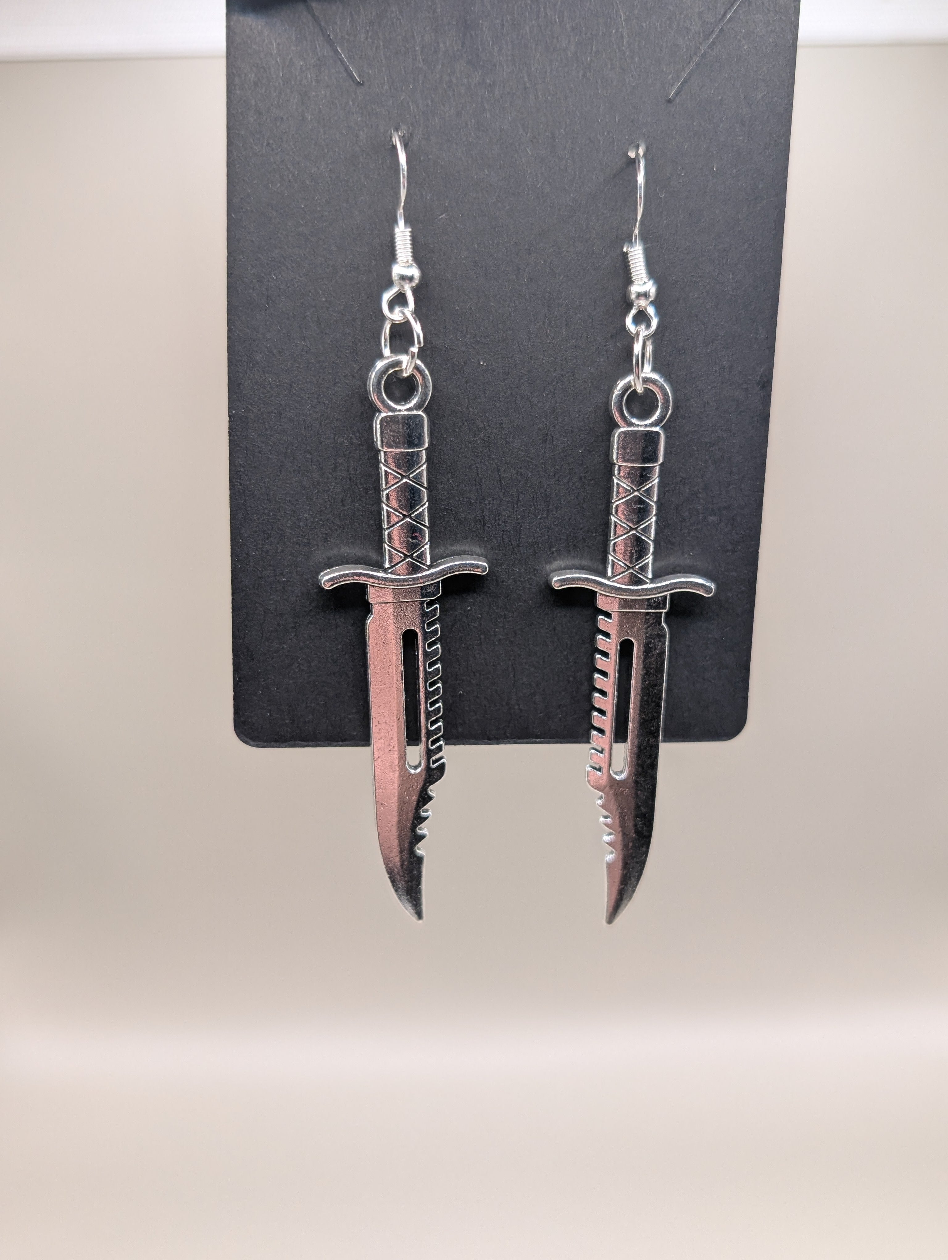 Knife Dagger Earrings