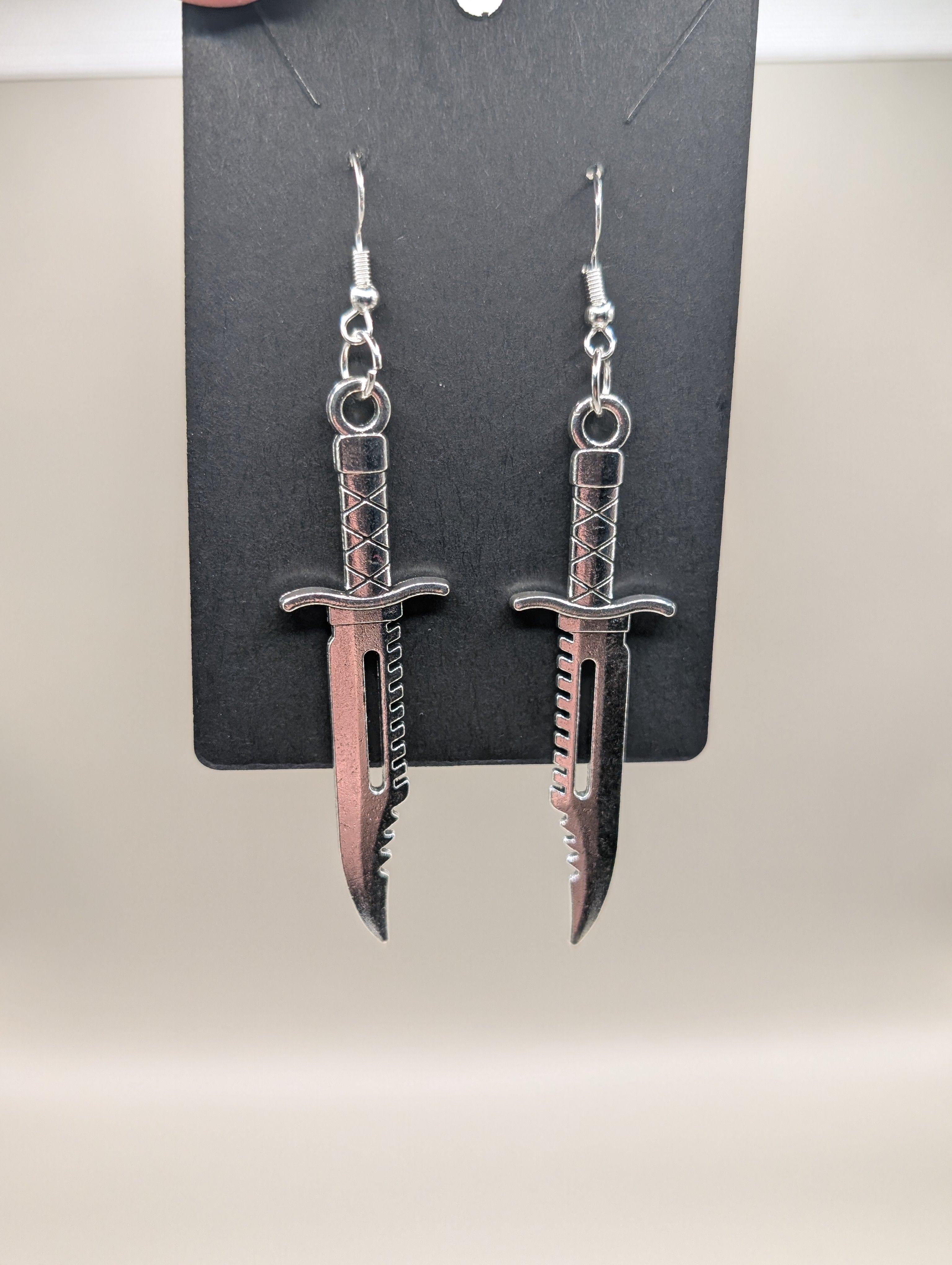 Knife Dagger Earrings