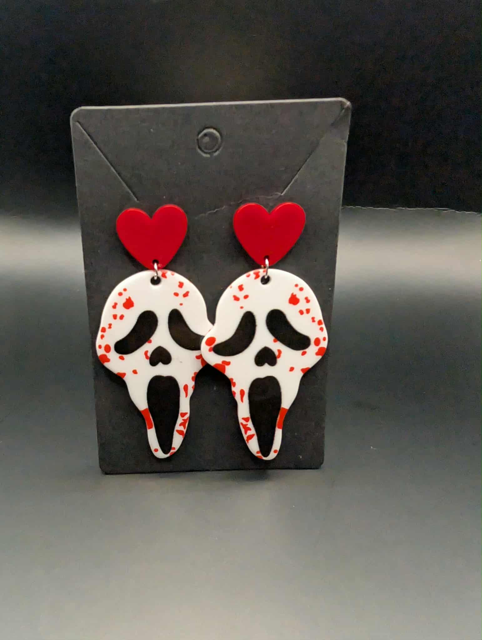 Ghostface Scream Earrings