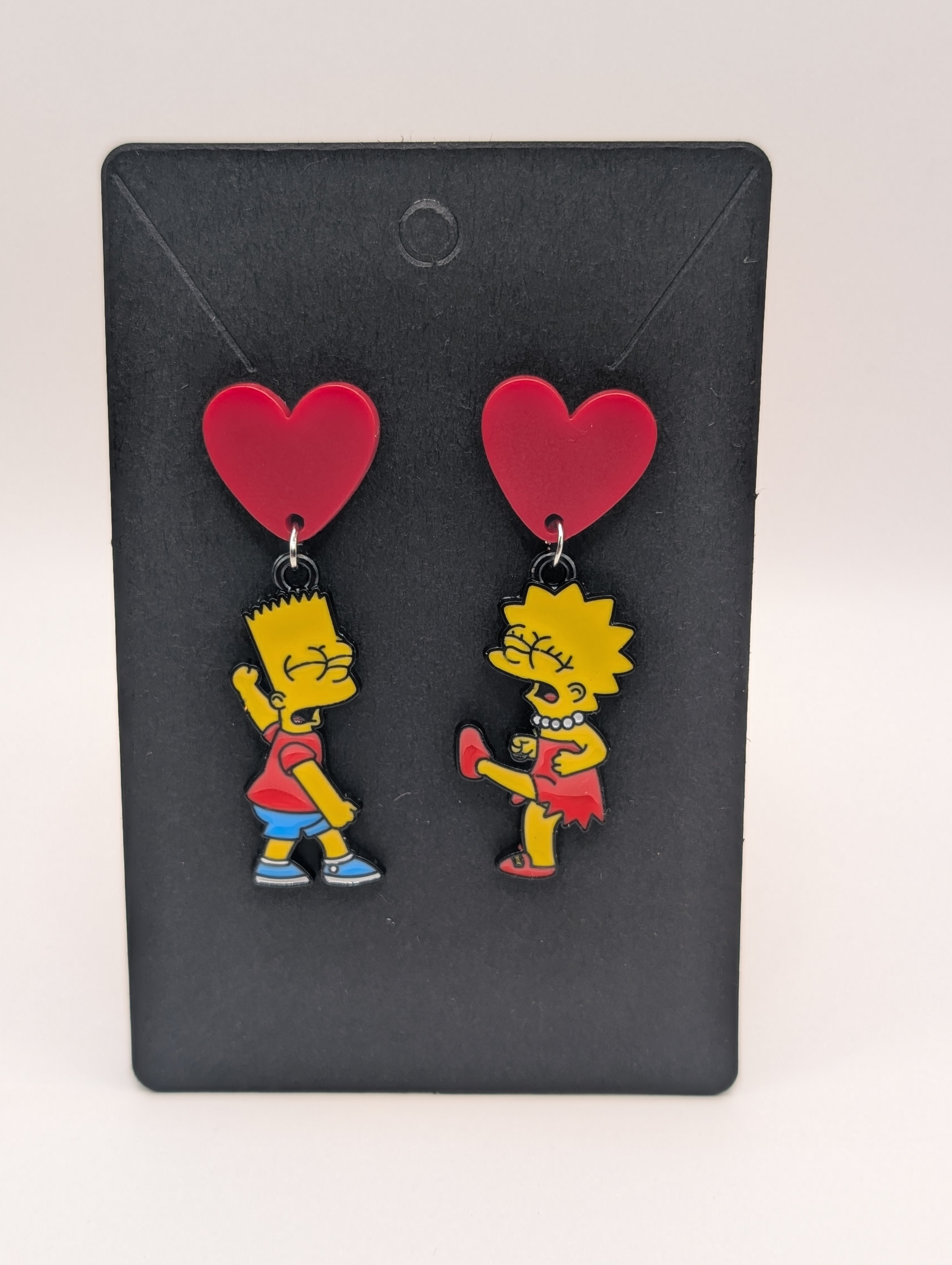 Bart and Lisa Simpson Earrings