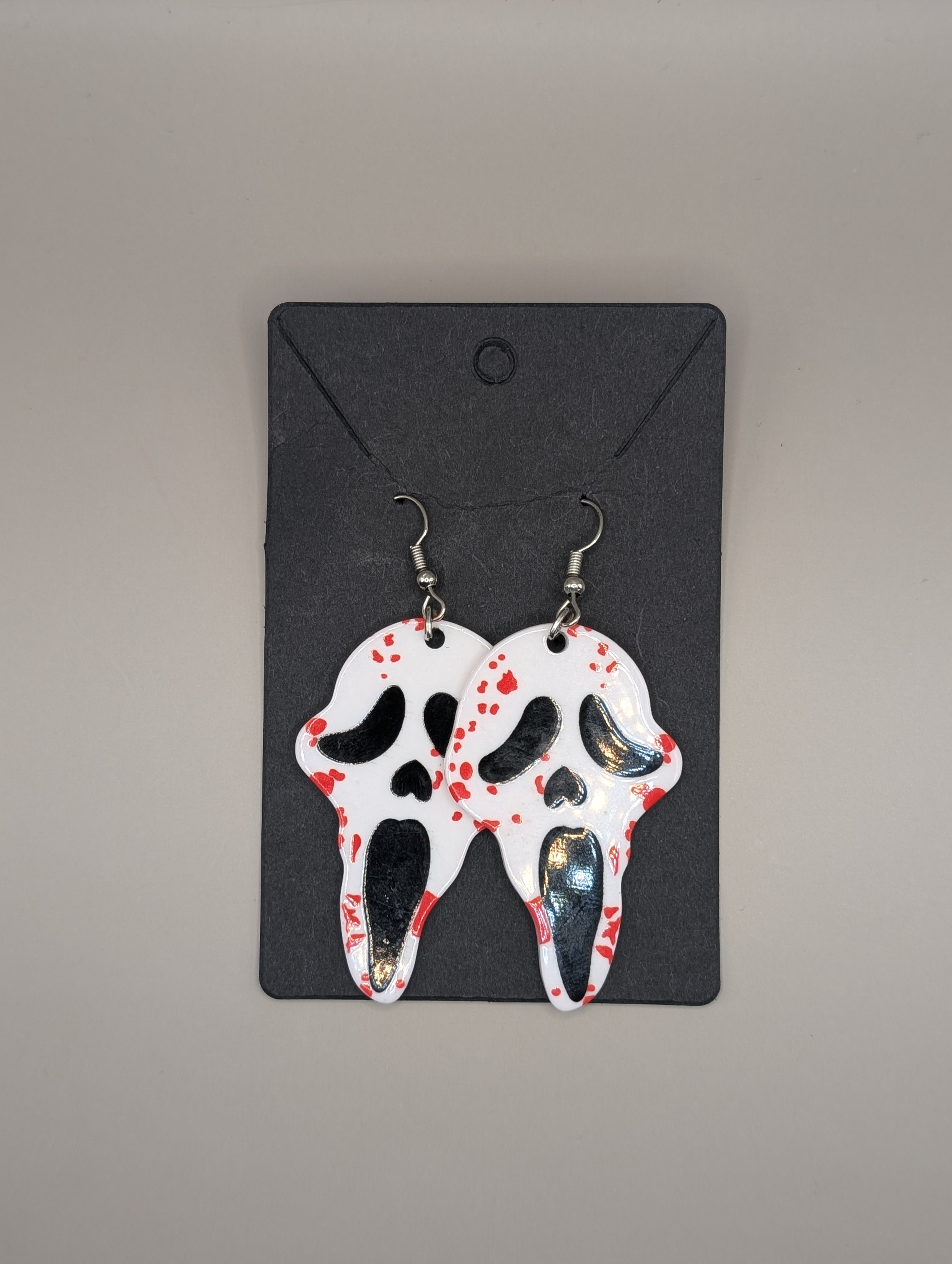 Ghostface Scream Earrings