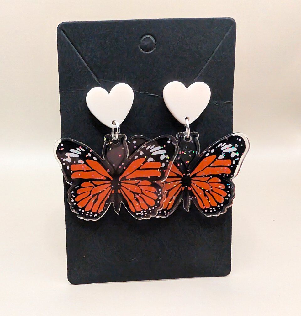Monarch Butterfly Earrings