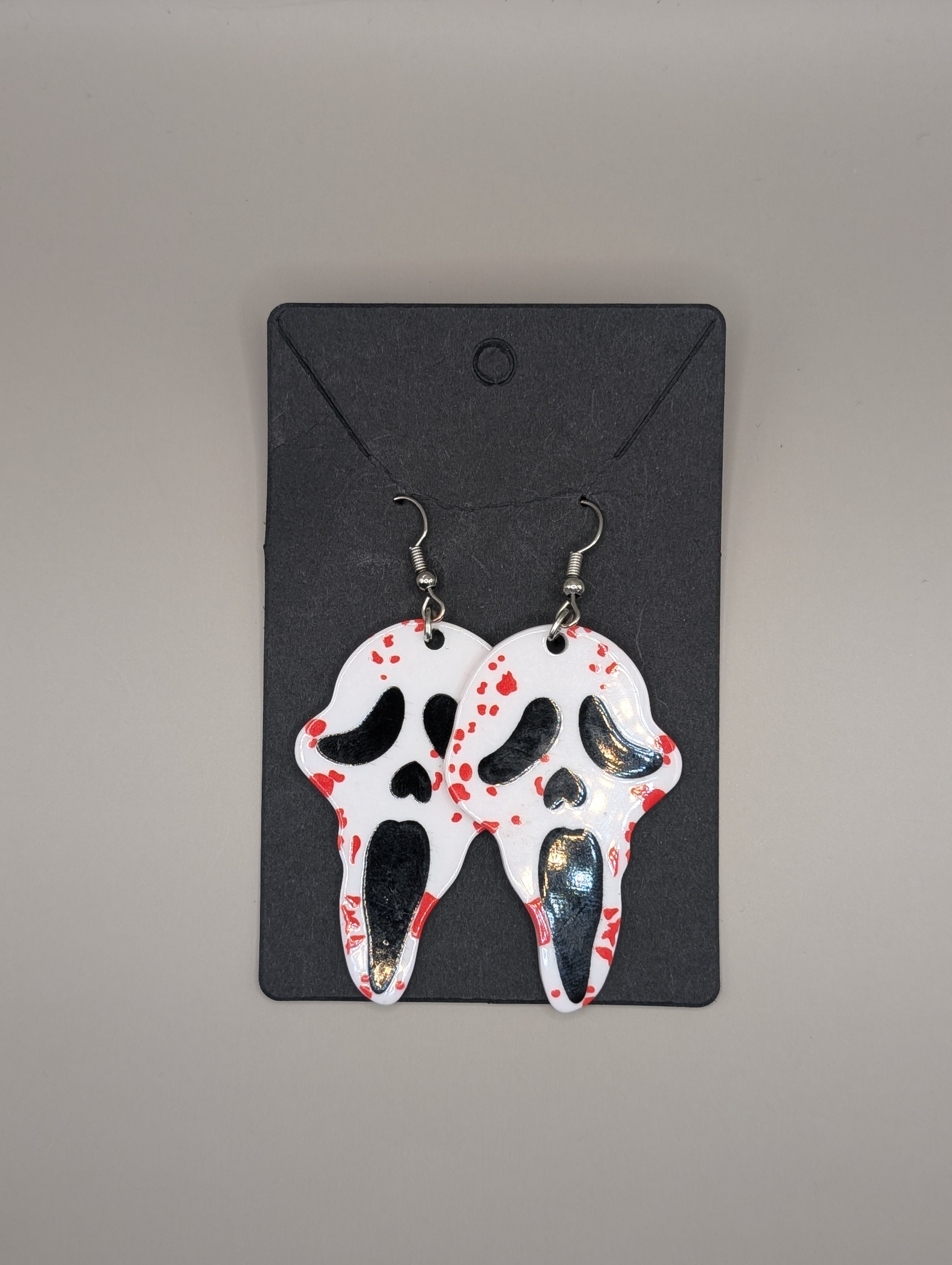 Ghostface Scream Earrings