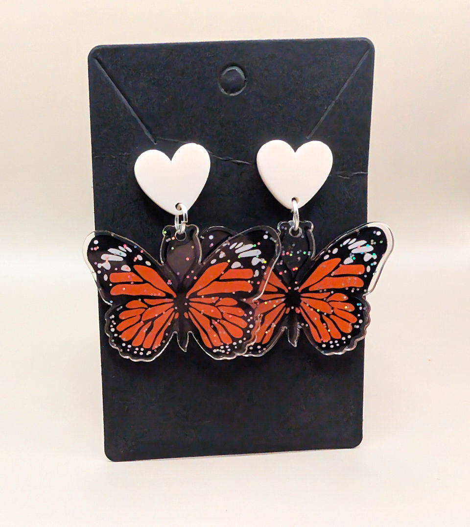 Monarch Butterfly Earrings